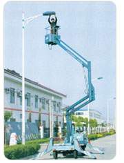 自行曲臂式液压高空作业平台