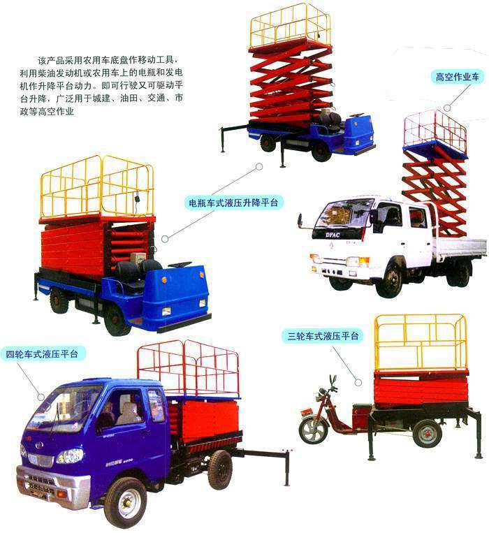 车载式电动液压升降平台 